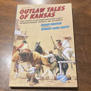 Outlaw Tales of Kansas Paperback Book - Beige Cover